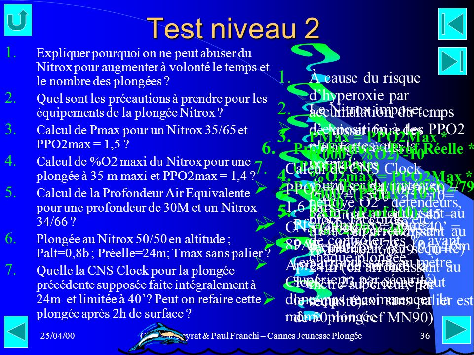 Test Pontoise Plongée