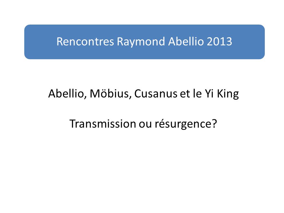 rencontres abellio