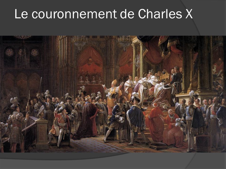 Le couronnement de Charles X