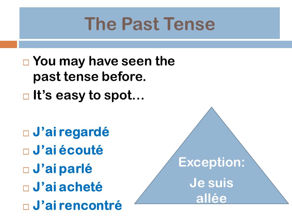 how to conjugate rencontre in french