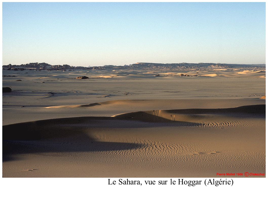 Le Sahara, vue sur le Hoggar (Algérie)