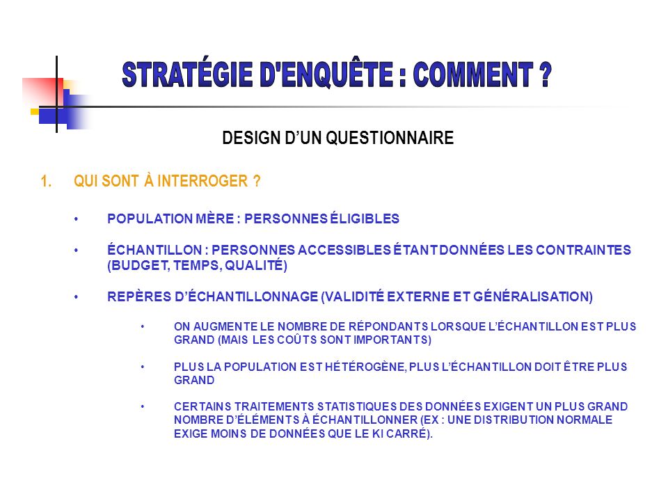 rencontre questionnaire