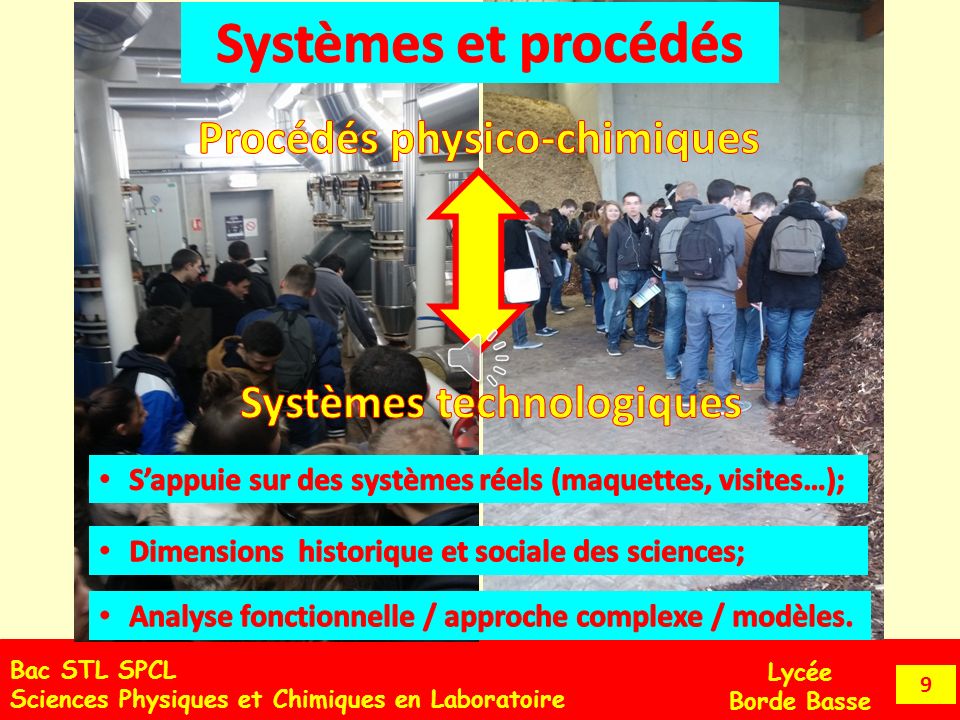 Bac STL SPCL Sciences Physiques et Chimiques en Laboratoire Lycée Borde Basse 8