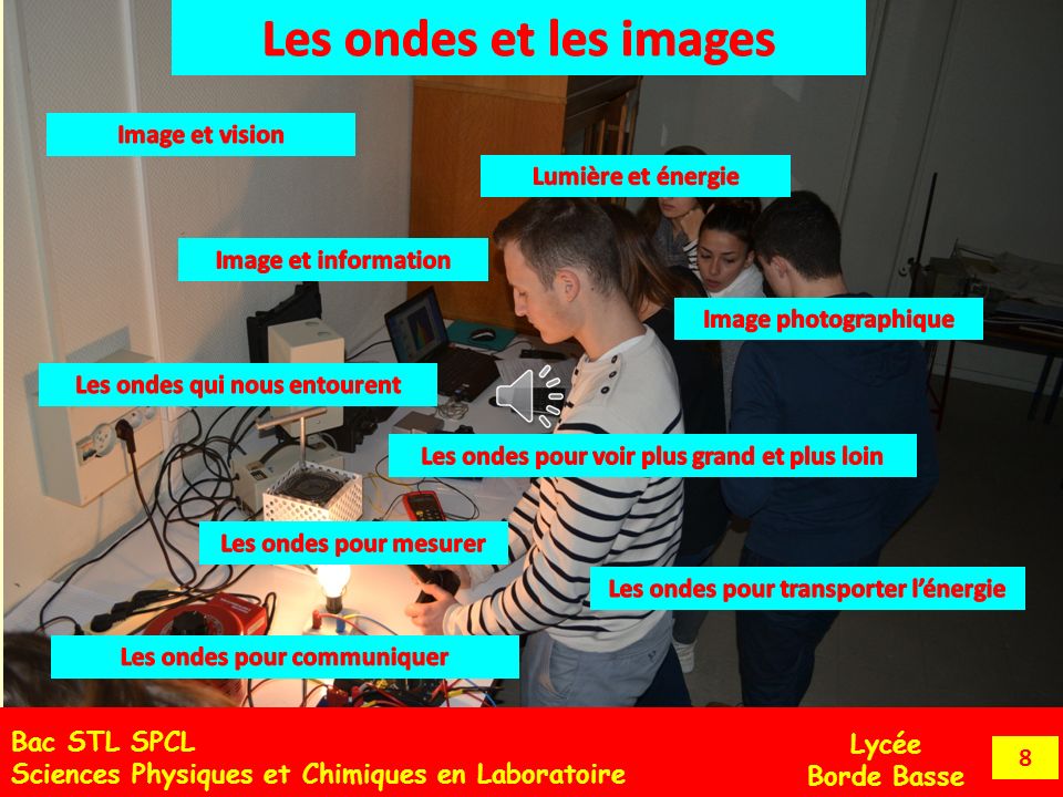 Bac STL SPCL Sciences Physiques et Chimiques en Laboratoire Lycée Borde Basse 7
