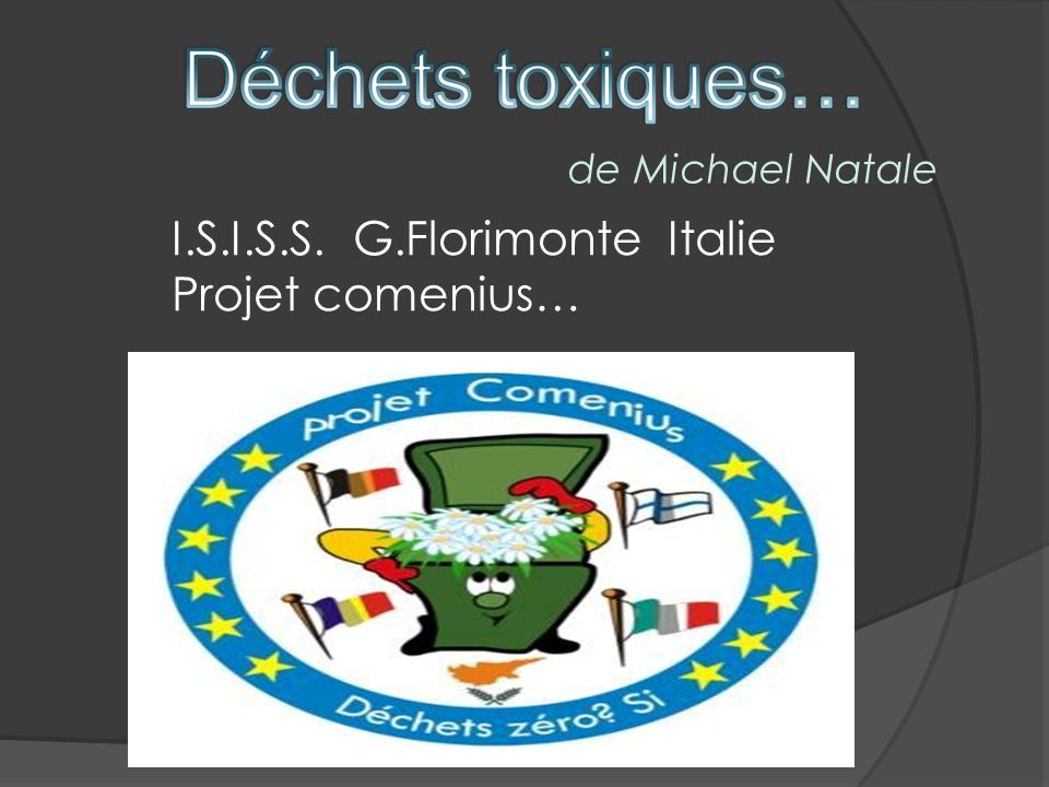 I.S.I.S.S. G.Florimonte Italie Projet comenius… de Michael Natale