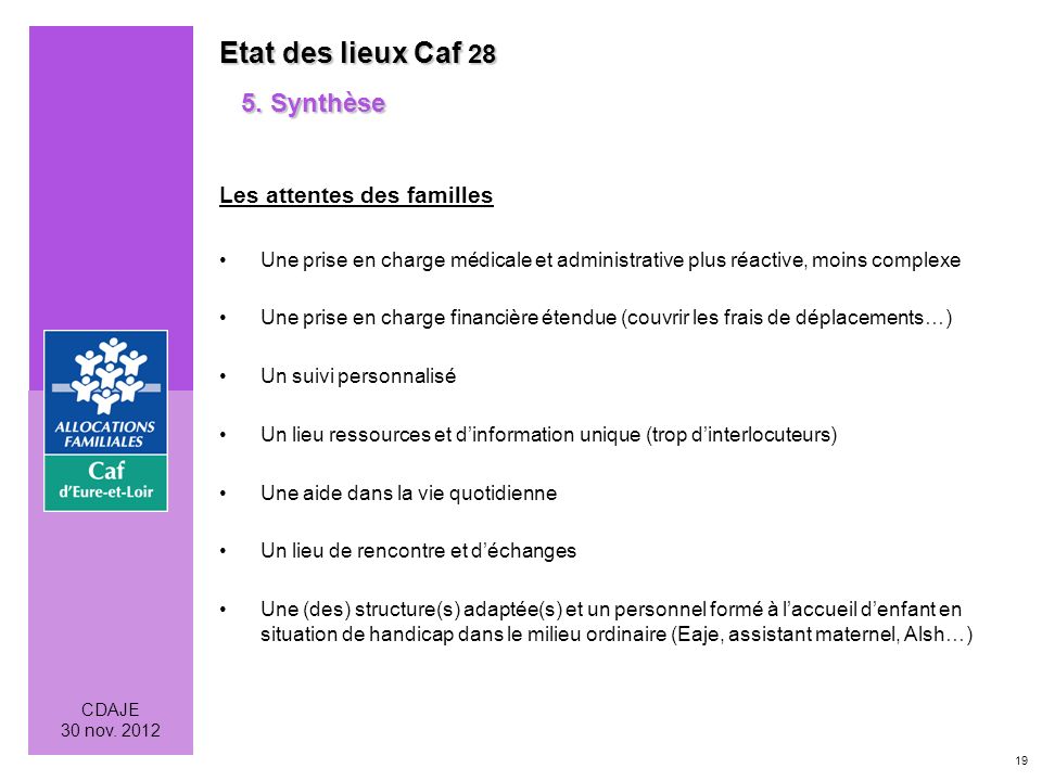 19 CDAJE 30 nov Etat des lieux Caf Synthèse 5.