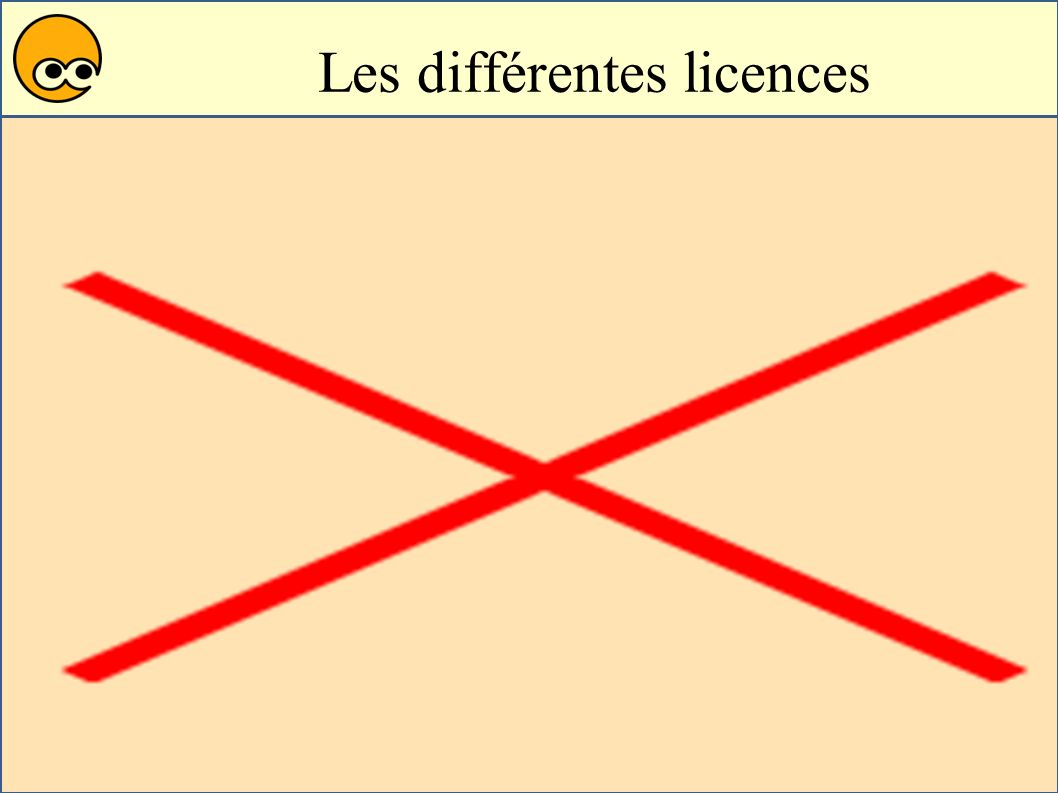 Les différentes licences