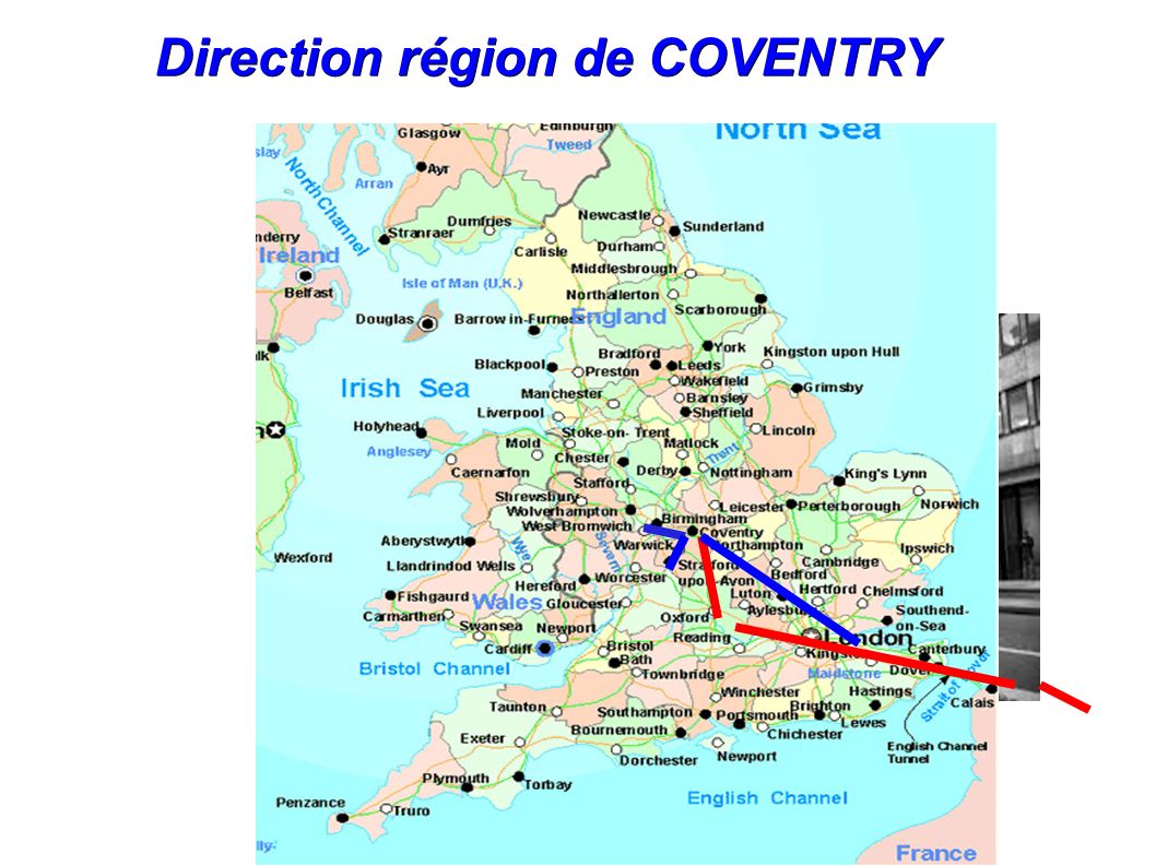 Direction région de COVENTRY Direction région de COVENTRY