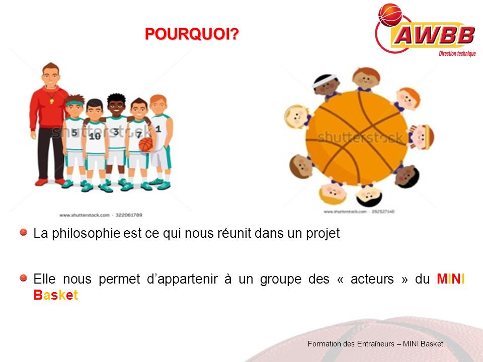 Formation des Entraîneurs – MINI Basket POURQUOI.