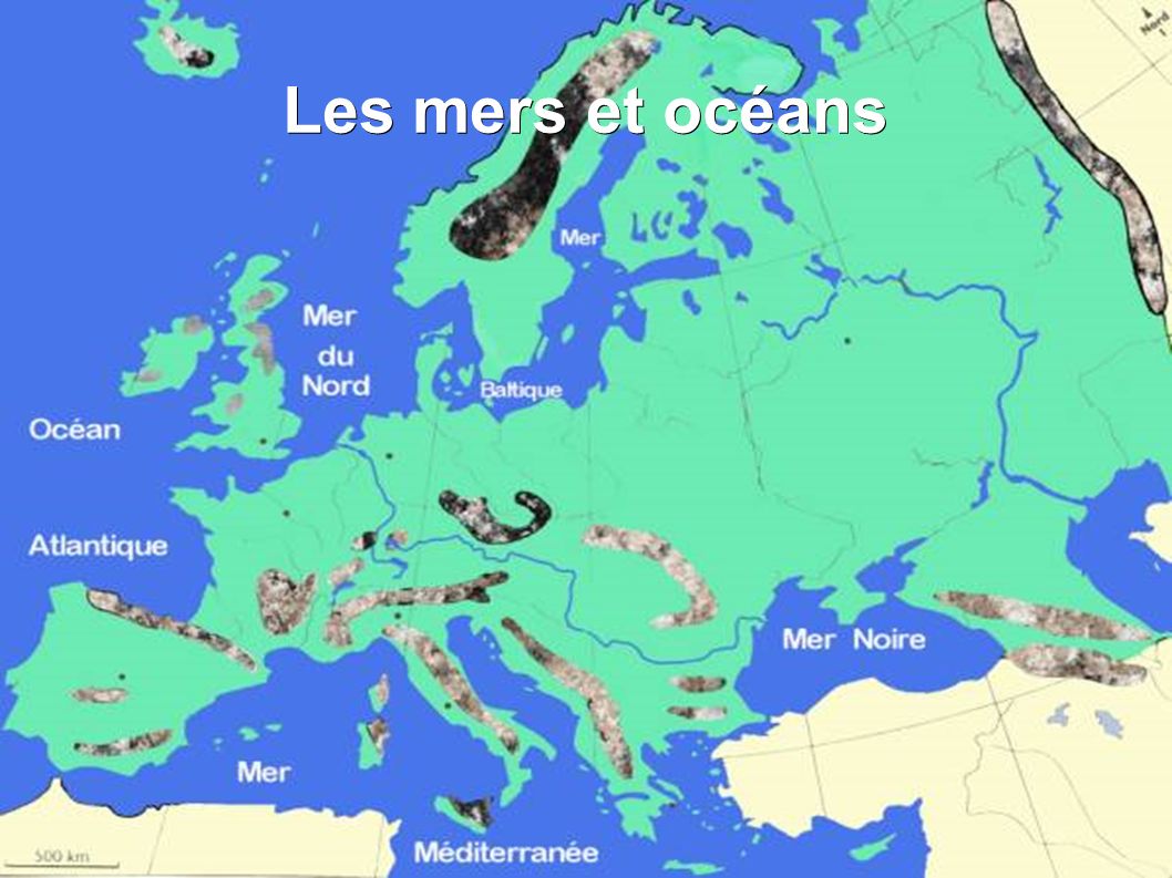 Les mers et océans