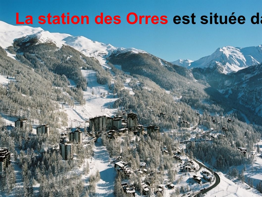 La station des Orres est située dans le département des hautes alpes (05) à 1650m d altitude