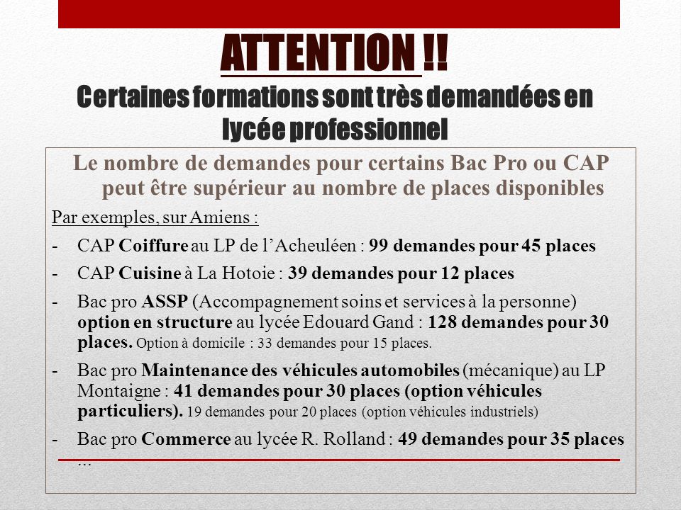 ATTENTION !.