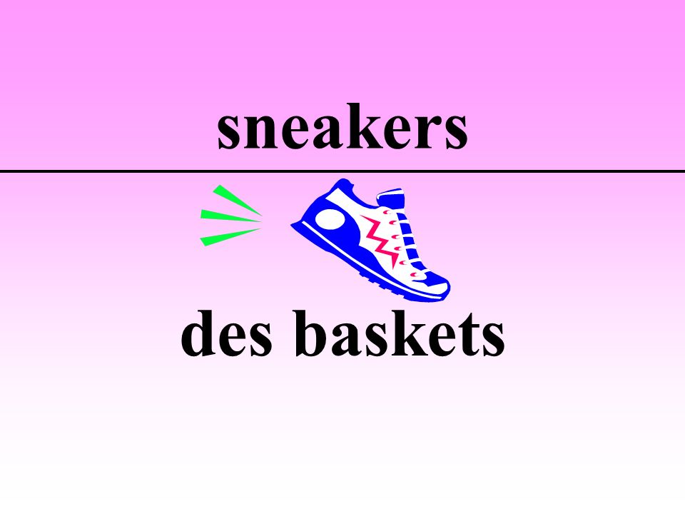 sneakers des baskets