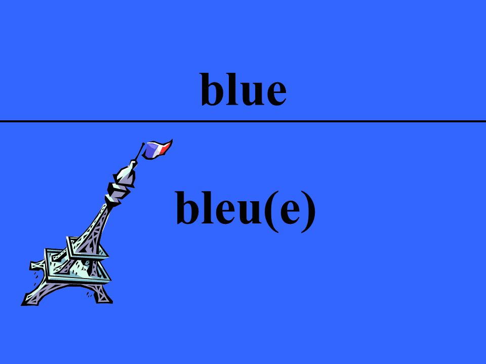 blue bleu(e)