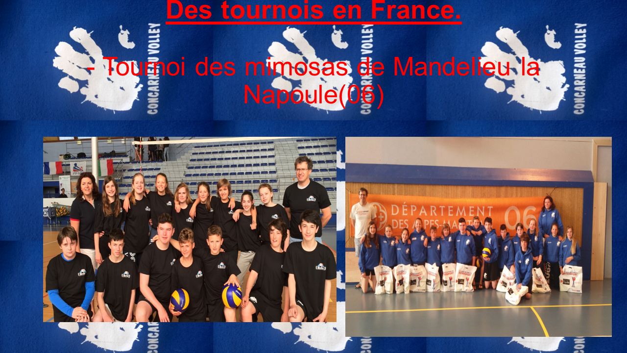 Et des tours en Coupe de France 3 ème tour pour les M15 filles 8 ème de Finale pour les M13 filles 3 ème tour pour les M15 garçons