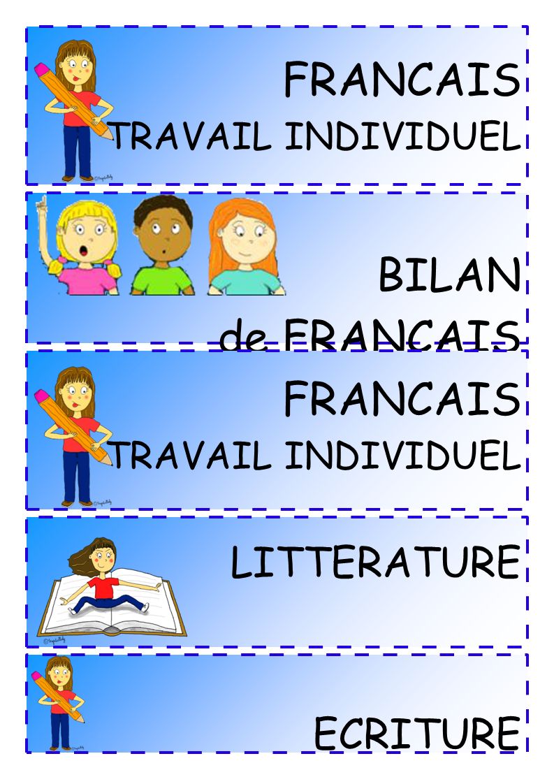 FRANCAIS TRAVAIL INDIVIDUEL BILAN de FRANCAIS FRANCAIS TRAVAIL INDIVIDUEL LITTERATURE ECRITURE