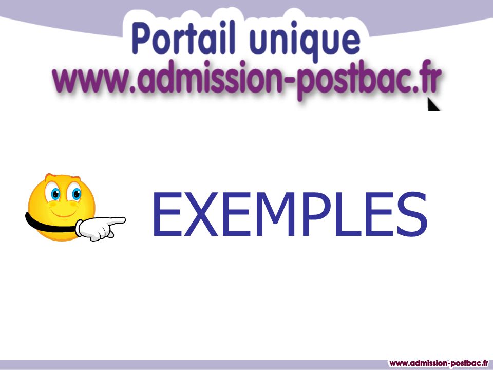 EXEMPLES