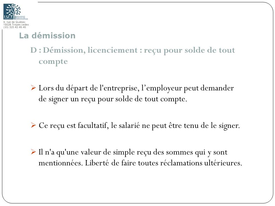 modele recu pour solde de tout compte fonction publique territoriale