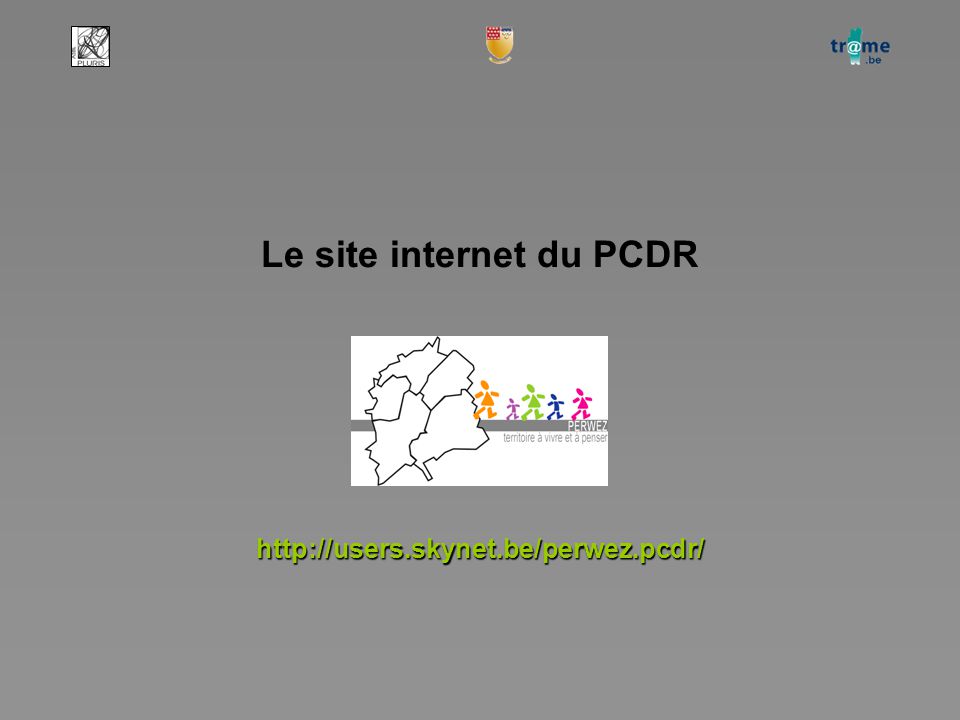 Le site internet du PCDR