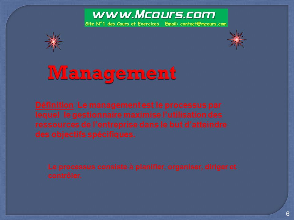 le management définition