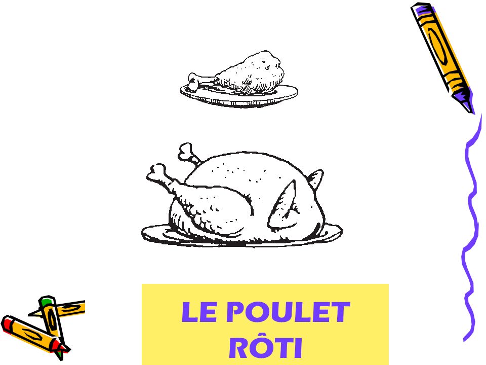 roast chicken LE POULET RÔTI