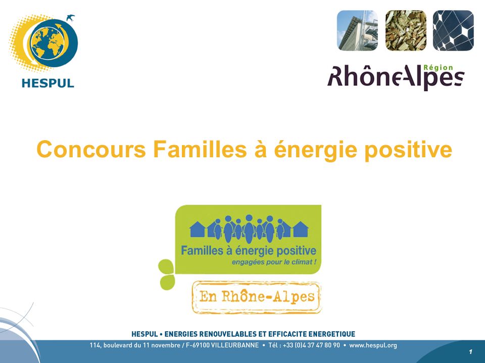1 1 Concours Familles à énergie positive