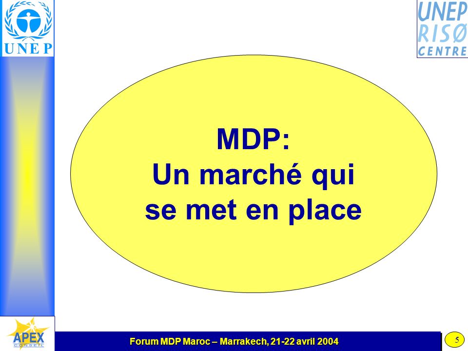 Forum MDP Maroc – Marrakech, avril MDP: Un marché qui se met en place