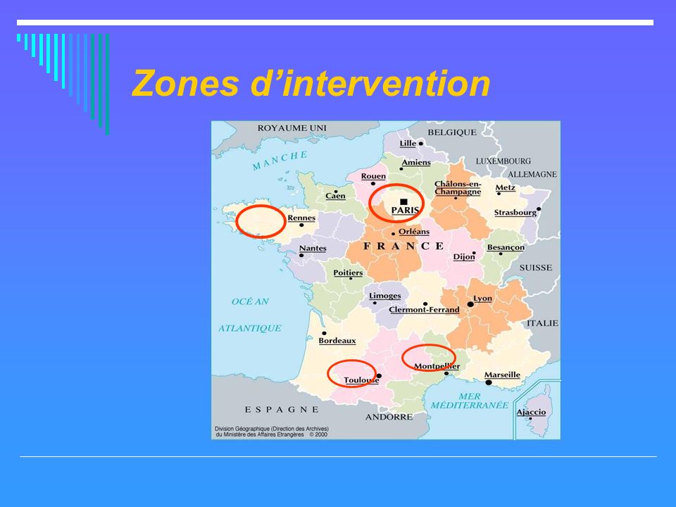 Zones dintervention