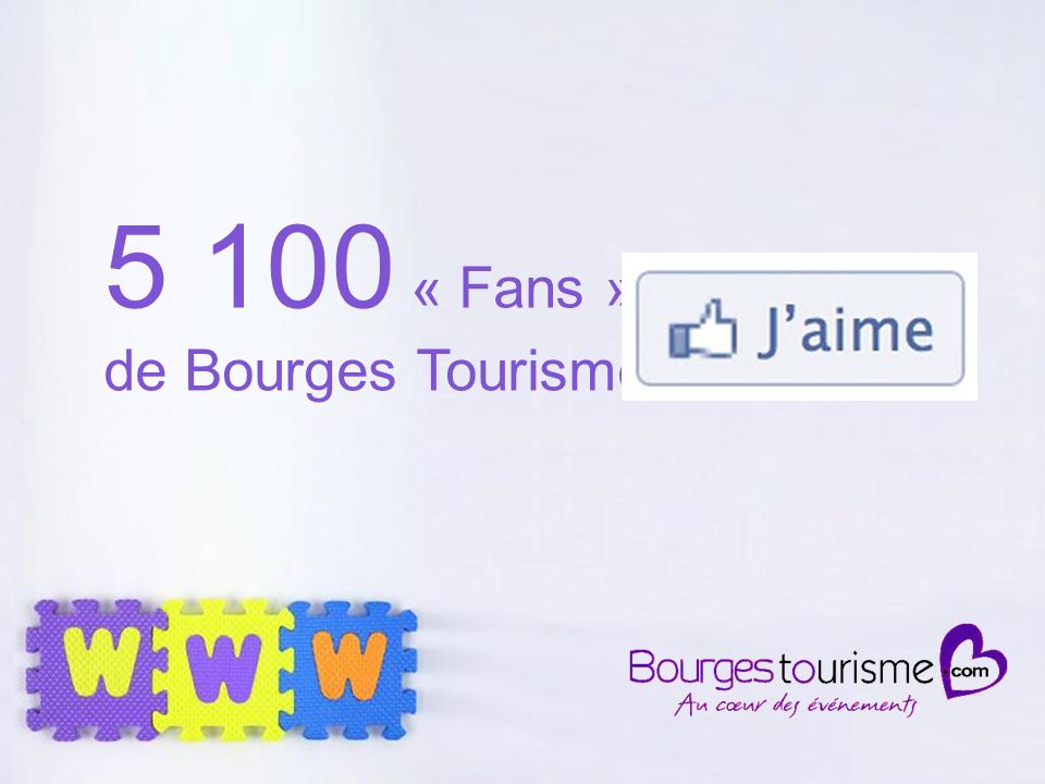 Page « Fans » de Bourges Tourisme