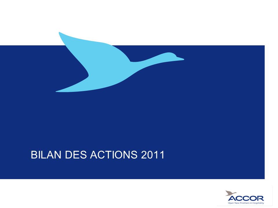 BILAN DES ACTIONS 2011