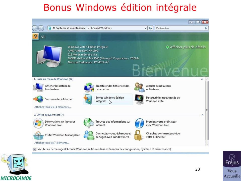 23 Bonus Windows édition intégrale