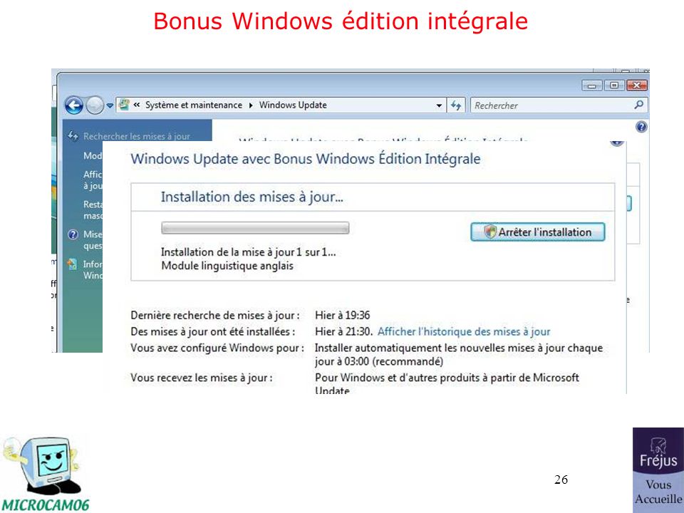 26 Bonus Windows édition intégrale