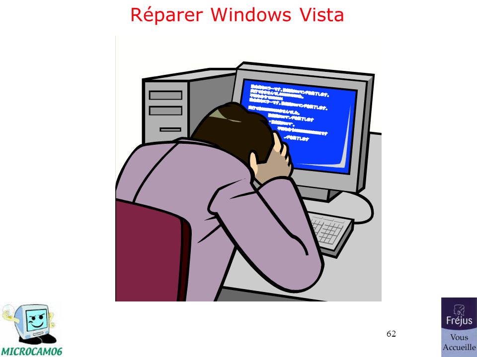 62 Réparer Windows Vista