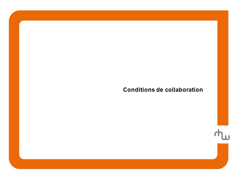 Conditions de collaboration