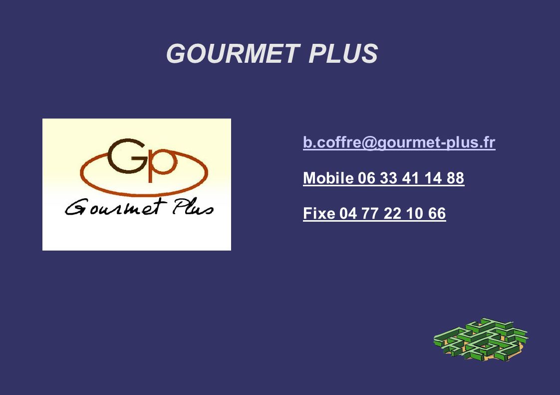 GOURMET PLUS Mobile Fixe