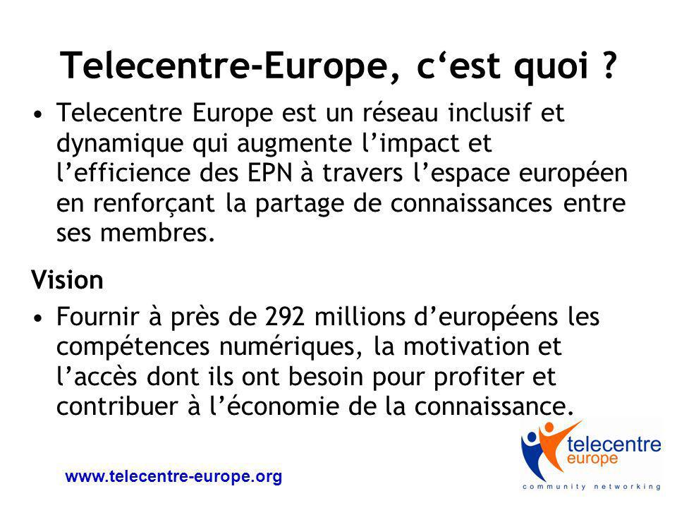 Telecentre-Europe, cest quoi .