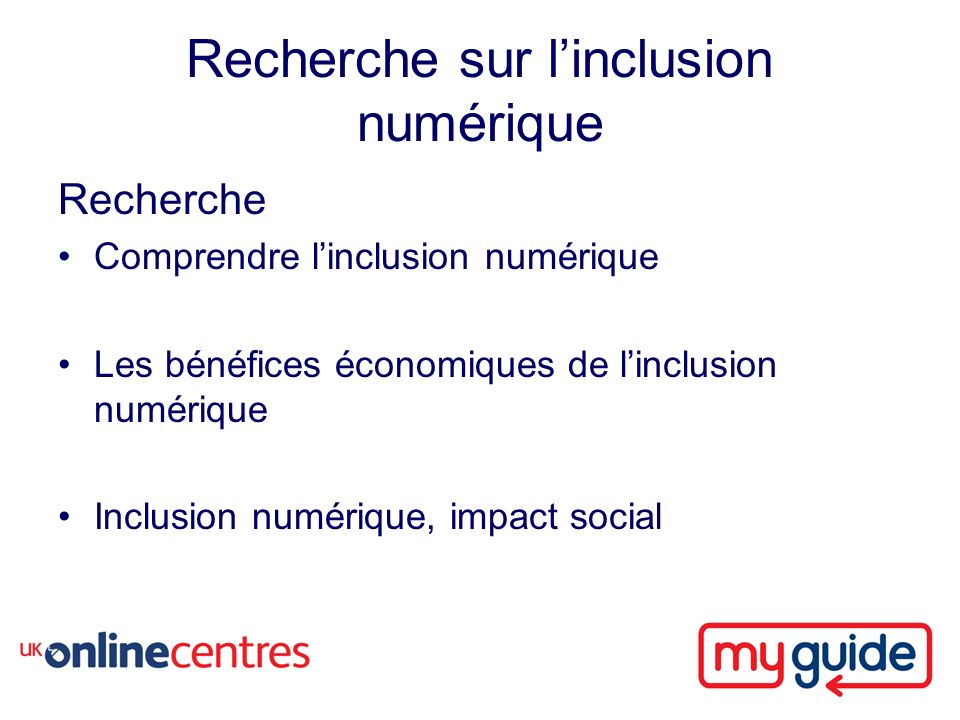 Recherche sur linclusion numérique Recherche Comprendre linclusion numérique Les bénéfices économiques de linclusion numérique Inclusion numérique, impact social