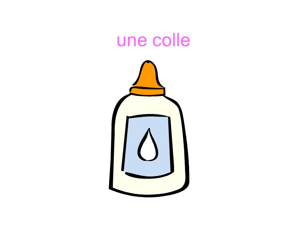 une colle