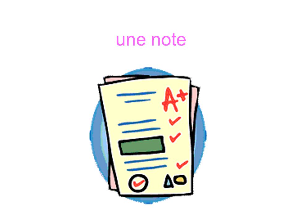 une note