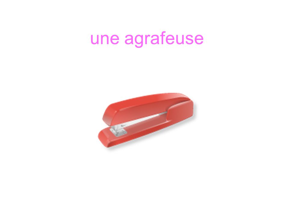 une agrafeuse