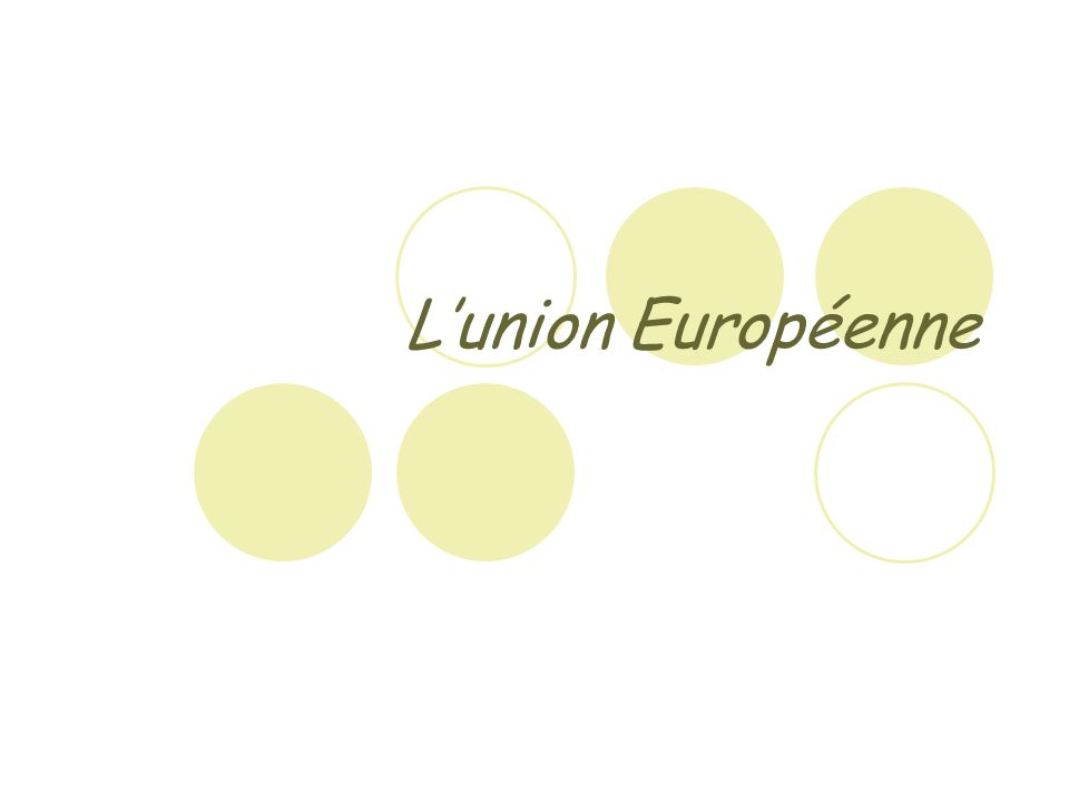 Lunion Européenne