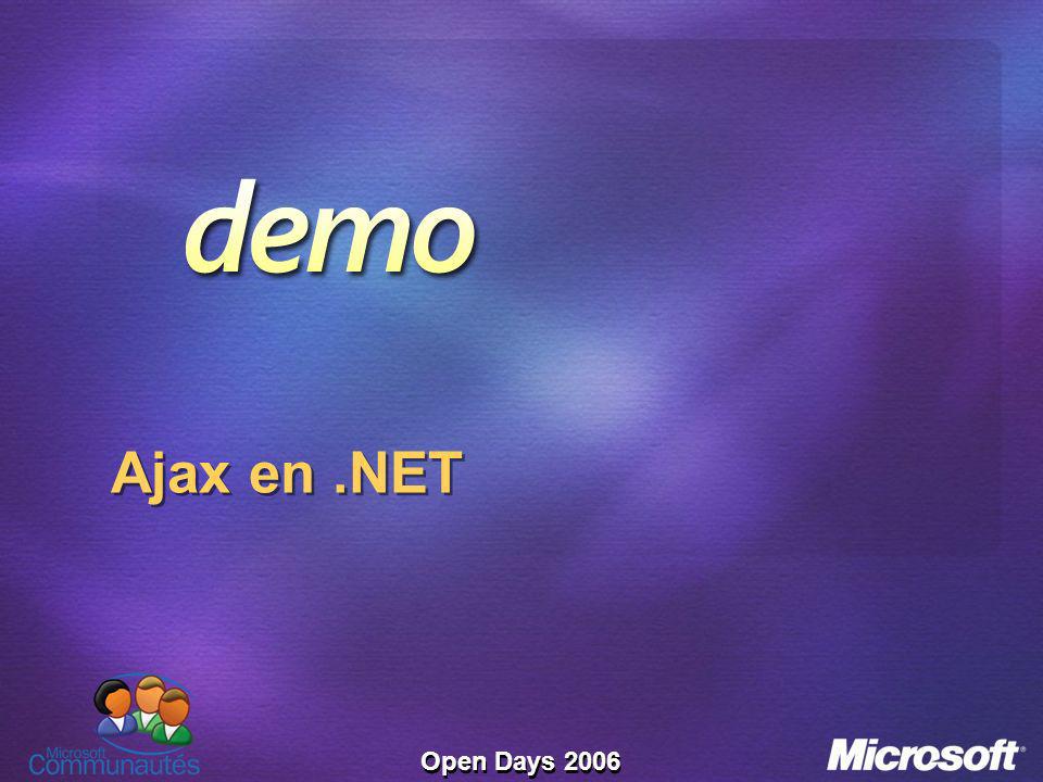 Open Days 2006 Ajax en.NET