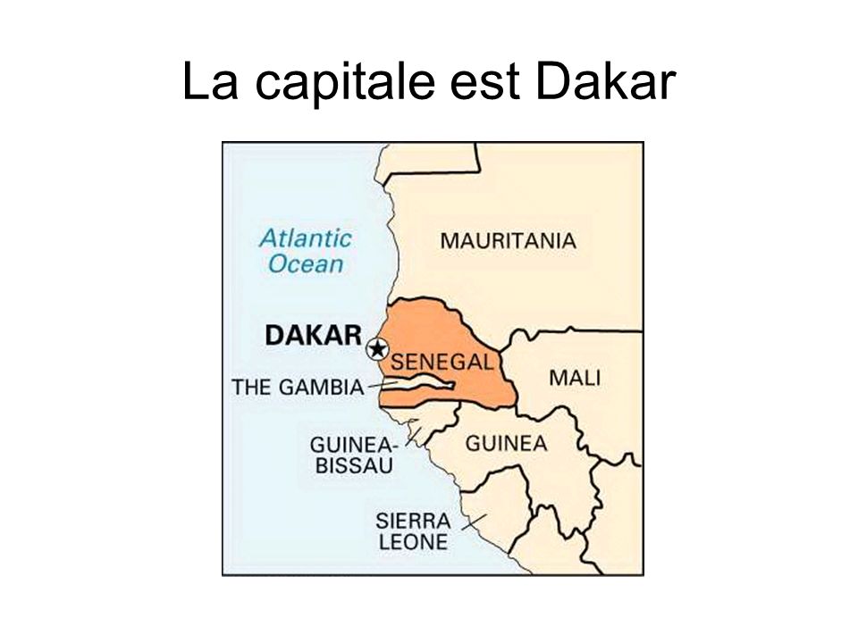 La capitale est Dakar