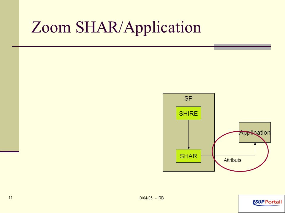 13/04/05 - RB 11 Zoom SHAR/Application SP SHIRE SHAR Application Attributs