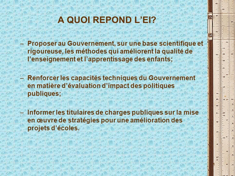 5 A QUOI REPOND LEI.