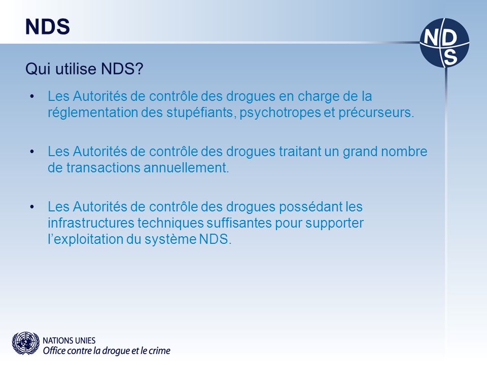 NDS Qui utilise NDS.