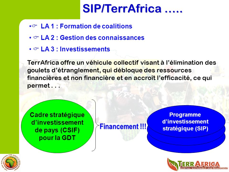 SIP/TerrAfrica …..