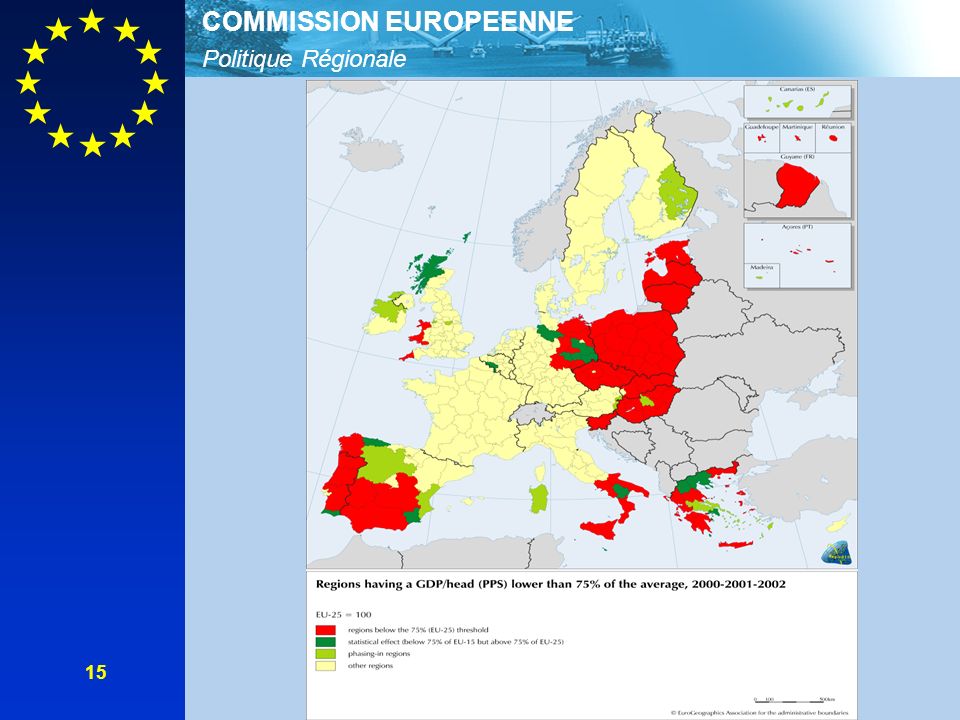Politique Régionale COMMISSION EUROPEENNE 15