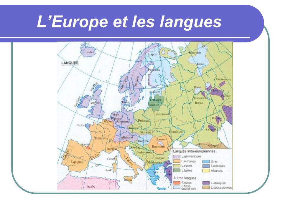 LEurope et les langues