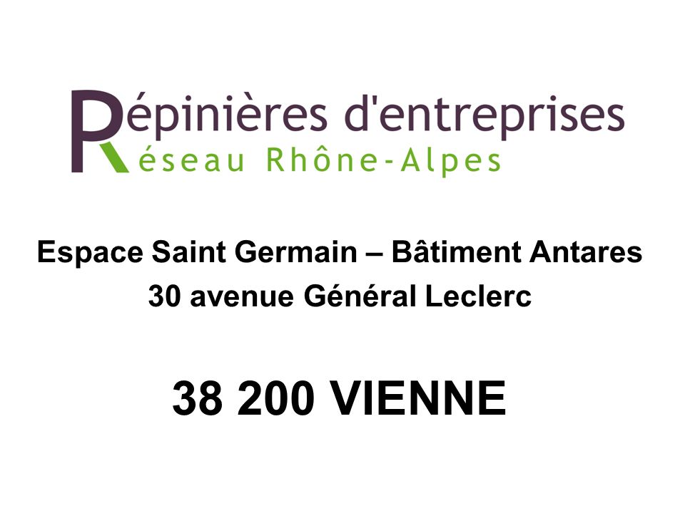Espace Saint Germain – Bâtiment Antares 30 avenue Général Leclerc VIENNE